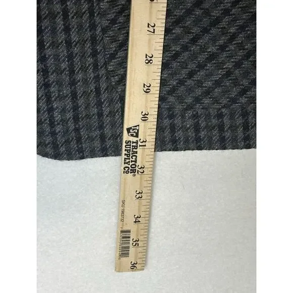 Vintage Womens Blazer Tweed Pure Wool Houndstooth SZ 11/12 - Picture 5 of 6